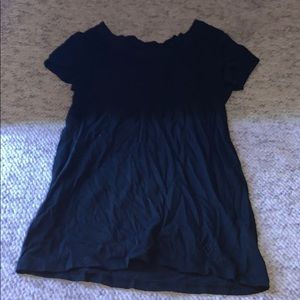 •10 in girls •justice all black tshirt